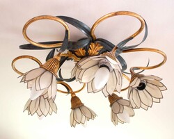 Deckenlampe mit floralem Design. Besichtigung empfohlen! NUR ABHOLUNG!