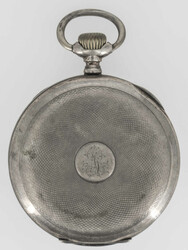 Galonne Taschenuhr, Silber, beide Deckel gepunzt, mechanischer Aufzug ...