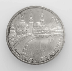 BRD 2006 A, 10.- Euro - Silbermünze, "800 Jahre Dresden", KM 246, ...