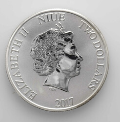 Niue 2017, 2 Dollar - Silbermünze "Darth Vader", Silber 999, ...
