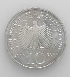BRD 2006 F, 10 Euro - Silbermünze "Karl Friedrich Schinkel", Silber ...