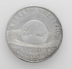 BRD 2005 J, 10 Euro - Silbermünze "Albert Einstein", Silber 925, ...