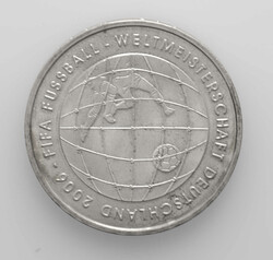 BRD 2005, 10 Euro - Silbermünze "Fußball WM 2006", Silber 925, ...