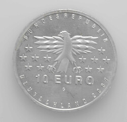 BRD 2007 G, 10 Euro - Silbermünze "50 Jahre Bundesland Saarland", ...