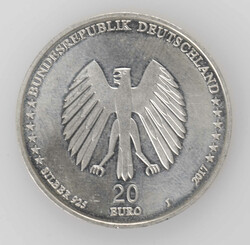 BRD 2017 J, 20 Euro - Silbermünze "Bremer Stadtmusikanten", Silber ...