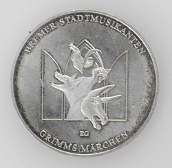 BRD 2017 J, 20 Euro - Silbermünze "Bremer Stadtmusikanten", Silber ...
