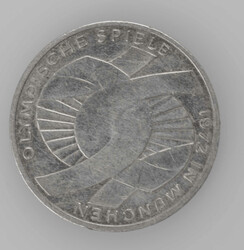 BRD 1972 F, 10 DM - Silbermünze "Olympische Spiele München", Silber ...