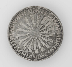 BRD 1972 G, 10 DM - Silbermünze "Olympische Spiele München", Silber ...