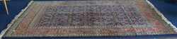 Hand-knotted Oriental/Persian rug. Vibrant shades of blue and red ...