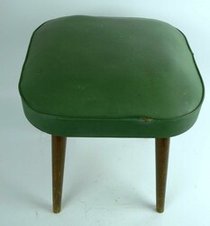 Thonet, modernistischer Hocker mit Original Thonet Schild. Hocker mit ...