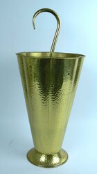 Regenschirmständer aus gehämmertem Messing. Höhe ca. 63 ...