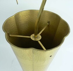 Regenschirmständer aus gehämmertem Messing. Höhe ca. 63 ...