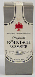 Original Kölnisch Wasser, Eau de Cologne. Aus Sammlung.Automatically ...