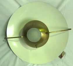 Retro Deckenlampe aus Messing, Durchmesser ca. 59 cm, Höhe ca. 66 ...