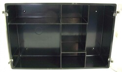 Alibert weiß/schwarz, Plastik, 60/70er Jahre. Maße: Höhe ca. 35 cm ...