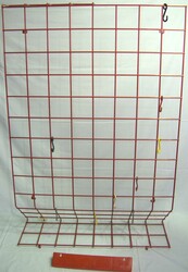 Draht Wand Garderobe von Karl Fichtel für Drahtwerke Erlau, 50er ...