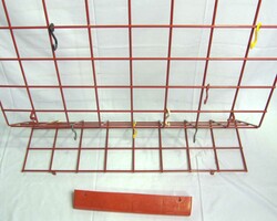 Draht Wand Garderobe von Karl Fichtel für Drahtwerke Erlau, 50er ...