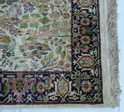 Kleiner Teppich, Indien, Kashmir-Seide, Länge ca. 67 cm, Breite ca. ...