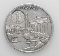 Greece 1996, 10 Euro - Silver medal, 999 silver, diameter: approx. 40 ...