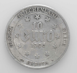 Greece 1996, 10 Euro - Silver medal, 999 silver, diameter: approx. 40 ...