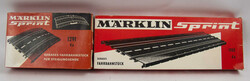 Märklin Sprint, gerades Fahrbahnstück, 1205 sowie gerades ...