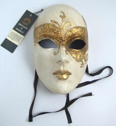 Venezianische Maske "Pezzo Unico", Originalmodell des Bildhauers ...
