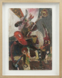 Fernando Jose Pereira (1961-), Mischtechnik, abstrakte Kunst, rechts ...