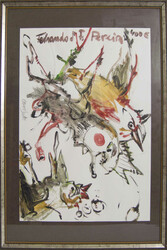 Fernando Jose Pereira (1961-), Mischtechnik,abstrakte Kunst, links ...