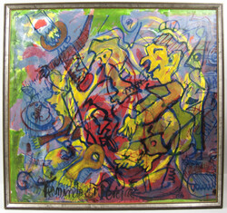 Fernando Jose Pereira (1961-), Öl auf Kalenderblatt, dieses ...