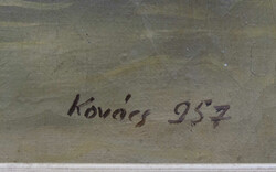 Ölgemälde auf Leinwand "Kätzchen mit großen, melancholischen ...