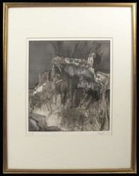 Pauli, Lithografie, abstraktes Kunstwerk, rechts unten signiert. ...