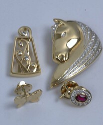 Pierre Lang, 4 Teile Modeschmuck  Automatically generated translation ...