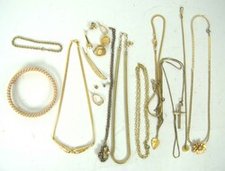 Lot Modeschmuck vergoldet, dabei auch AM Gold Double  Automatically ...