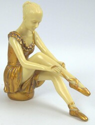 Oliver Tupton - Ballerina Skulptur, am Sockel hinten signiert. Höhe ...