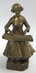 Peter Tereszczuk 1875-1963, Jugendstilfigur "Zither Spielendes ...
