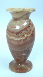Vase aus Onyx Marmor, Höhe ca. 20 cm  Automatically generated ...