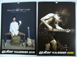 "Guitar Kalender" Magazin für gitarristen und bassisten 2019 & 2020. ...