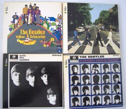 4 Beatles CD´s, dabei With the Beatles, A Hard Day´s Night, Abbey ...