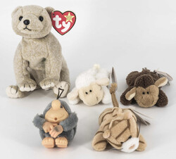 Lot Plüschtiere aus Auflösung, dabei Beanie Babys von Nici, ...