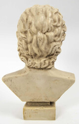 Büste Alexander der Große aus Kunstharz Höhe ca. 29,5 cm  ...