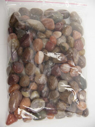 Bunter Mix Trommelsteine / Handschmeichler. Verschiedene Steinarten.  ...
