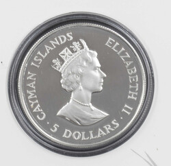 Cayman - Inseln 1987n 5 Dollar Silber - Gedenkmünze ...