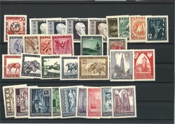 Österreich Jahrgang 1946, komplett postfrisch  Automatically ...