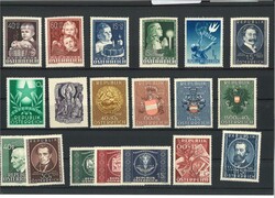 Österreich Jahrgang 1949, komplett postfrisch  Automatically ...