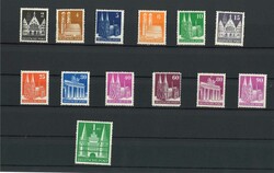 Amerikanische Zone, Bautenserie, eg Zähnung, postfrischAutomatically ...