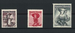 Österreich 1949/50, Michel 909, 911, 929, postfrisch  Automatically ...