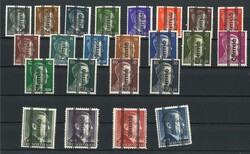 Österreich 1945, postfrischer Satz "Grazer Aufdrucke", Michel ...