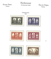 Vatikan, KABE Vordruckalbum, postfrisch Sammlung 1964-2000, komplett, ...