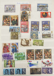 Motivalbum Englandmarken, dabei Weihnachtsmarken, Pflanzen, Tiere, ...