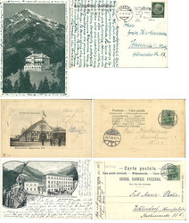 Lot Ansichtskarten aus Auflösung. Gelaufen 1902, 1912 und 1941 ...